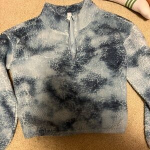 Girls pullover Sherpa sweatshirt